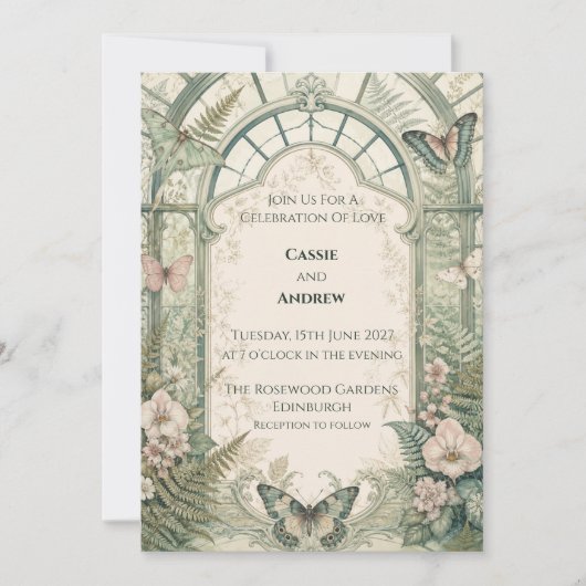 Invitation de mariage personnalisée (Devant)