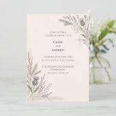 Invitation de mariage personnalisée (Debout devant)
