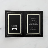 Invitation de mariage personnalisée avec nom de ga (Intérieur)