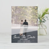 Invitation de mariage personnalisée avec photo (Debout devant)