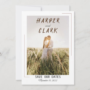 Invitation de mariage personnalisée belle et brill