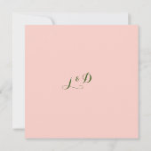 Invitation de mariage personnalisée Dahlia (Dos)