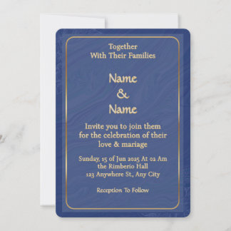 Invitation de mariage personnalisée élégante 10