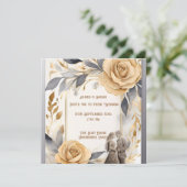 Invitation de mariage personnalisée pour couple  (Debout devant)