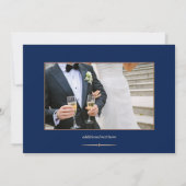 Invitation de mariage personnalisée sur le thème c (Dos)