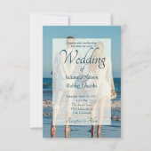 Invitation de mariage photo (Devant)