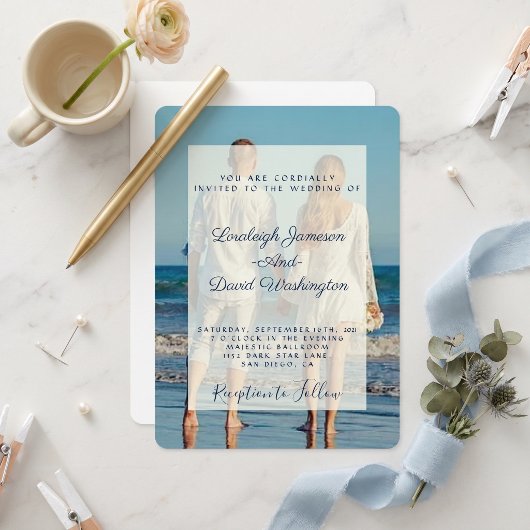 Invitation de mariage photo