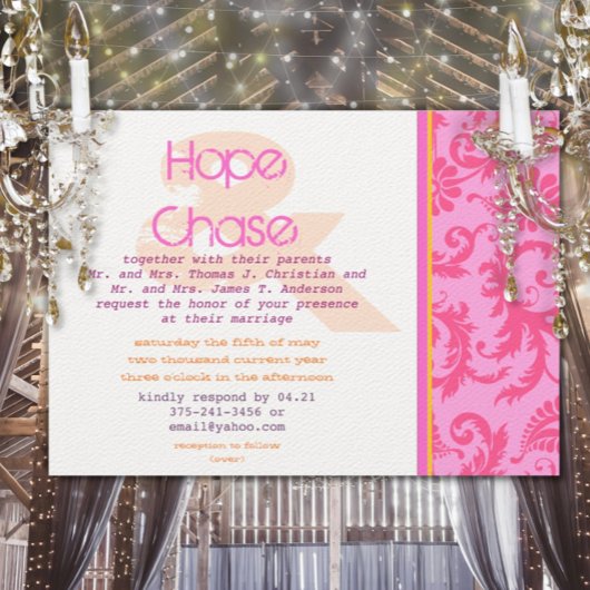 Invitation de mariage photo au style d'affiche fan