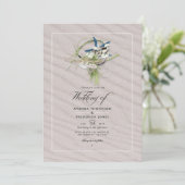 Invitation de mariage photo de plage d'été cool (Debout devant)