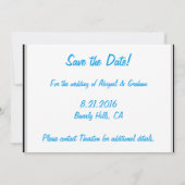 Invitation de mariage photo personnalisée (Dos)