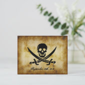 Invitation de mariage pirate (Debout devant)