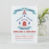 Invitation de mariage pour aller à la chapelle (Debout devant)