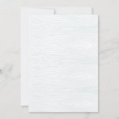 Invitation de mariage pour aller à la chapelle (Dos)