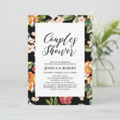 Invitation de mariage pour couples tropicaux moder (Debout devant)