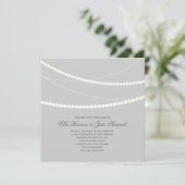 Invitation de mariage pour des chaînes de lumière  (Debout devant)