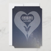 Invitation de mariage pour Flamme Jumelle (Dos)