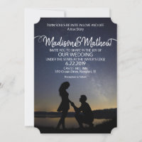 Invitation de mariage pour Flamme Jumelle