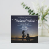 Invitation de mariage pour Flamme Jumelle (Debout devant)