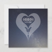 Invitation de mariage pour Flamme Jumelle (Dos)