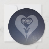 Invitation de mariage pour Flamme Jumelle (Dos)