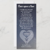 Invitation de mariage pour Flamme Jumelle (Dos)