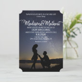 Invitation de mariage pour Flamme Jumelle (Debout devant)