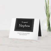 Invitation de mariage pour garçon d'honneur neveu  (Dos)