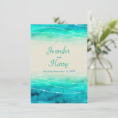 Invitation de mariage pour les mers étincelantes p (Debout devant)