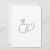Invitation de mariage pour réserver la date (Dos)