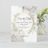 Invitation de mariage pour réserver la date (Debout devant)