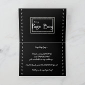 Invitation de mariage pour un page - NEPHEW (Intérieur)