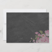 Invitation de mariage Pretty Chalkboard & Mason Ja (Dos)