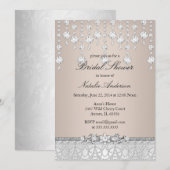 Invitation de mariage Pretty Crystal (Devant / Derrière)
