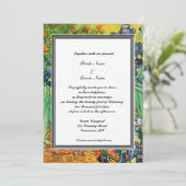 Invitation de mariage printemps, été. van Gogh (Debout devant)