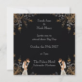 Invitation de mariage que vous pouvez personnalise (Devant)
