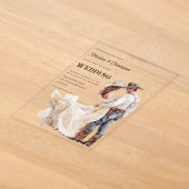 Invitation de mariage Ranch Western (Poser)