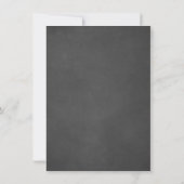 Invitation de mariage | RÉCEPTION de chute de bois (Dos)