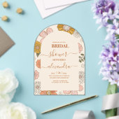 Invitation de mariage rétro funky sur le thème des (Insitu (Mariage))