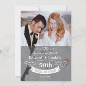 Invitation de mariage rétro pour n'importe quelle  (Devant)