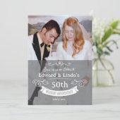 Invitation de mariage rétro pour n'importe quelle  (Debout devant)