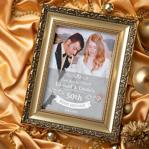 Invitation de mariage rétro pour n'importe quelle