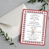 invitation de mariage romantique vintage