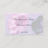 Invitation de mariage Rose (Dos)