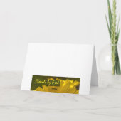 Invitation de mariage Rose Blanche (Dos)