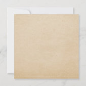 Invitation de mariage rose tropical floral (Dos)