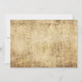 Invitation de mariage rose Vintage (Dos)