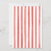 Invitation de mariage rouge Nantucket ACK (Dos)