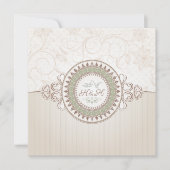 Invitation de mariage royal  (Devant)