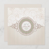 Invitation de mariage royal  (Devant / Derrière)