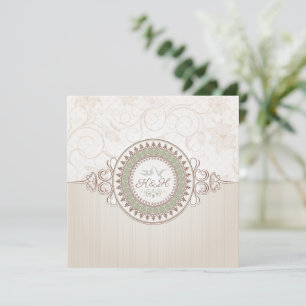 Invitation de mariage royal 